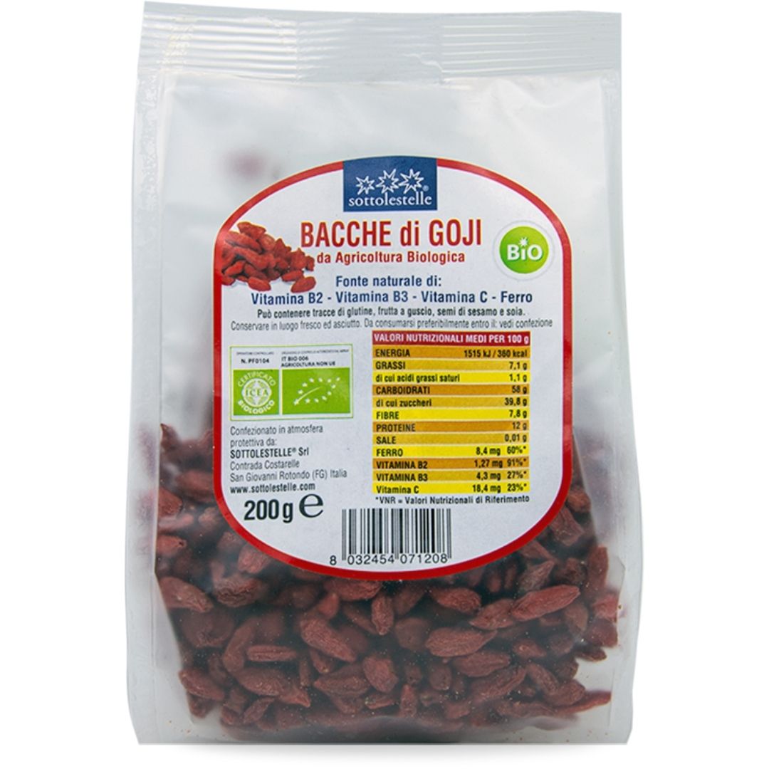 BACCHE DI GOJI SOTTOLESTELLE